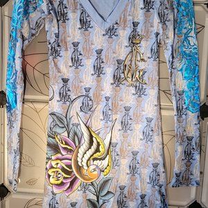 Christian Audigier Dress or Long Tee